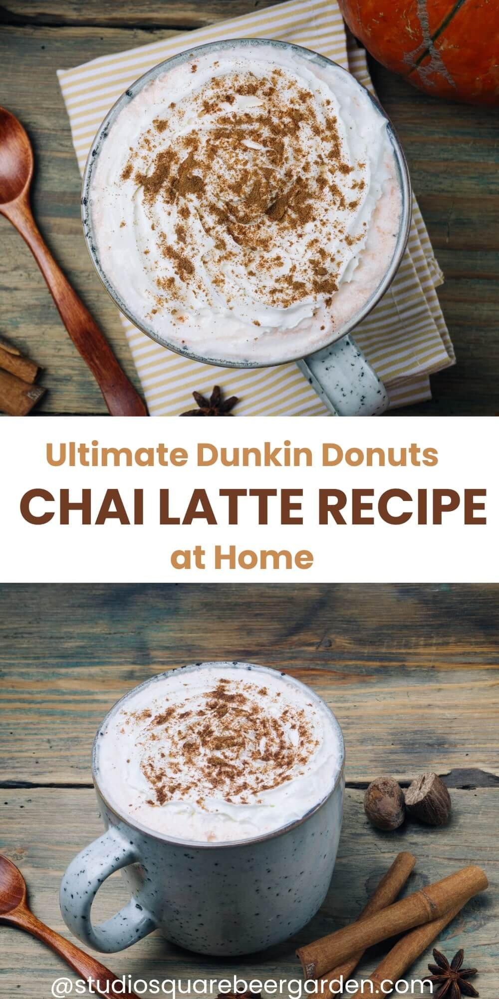 Dunkin Donuts Chai Latte Recipe