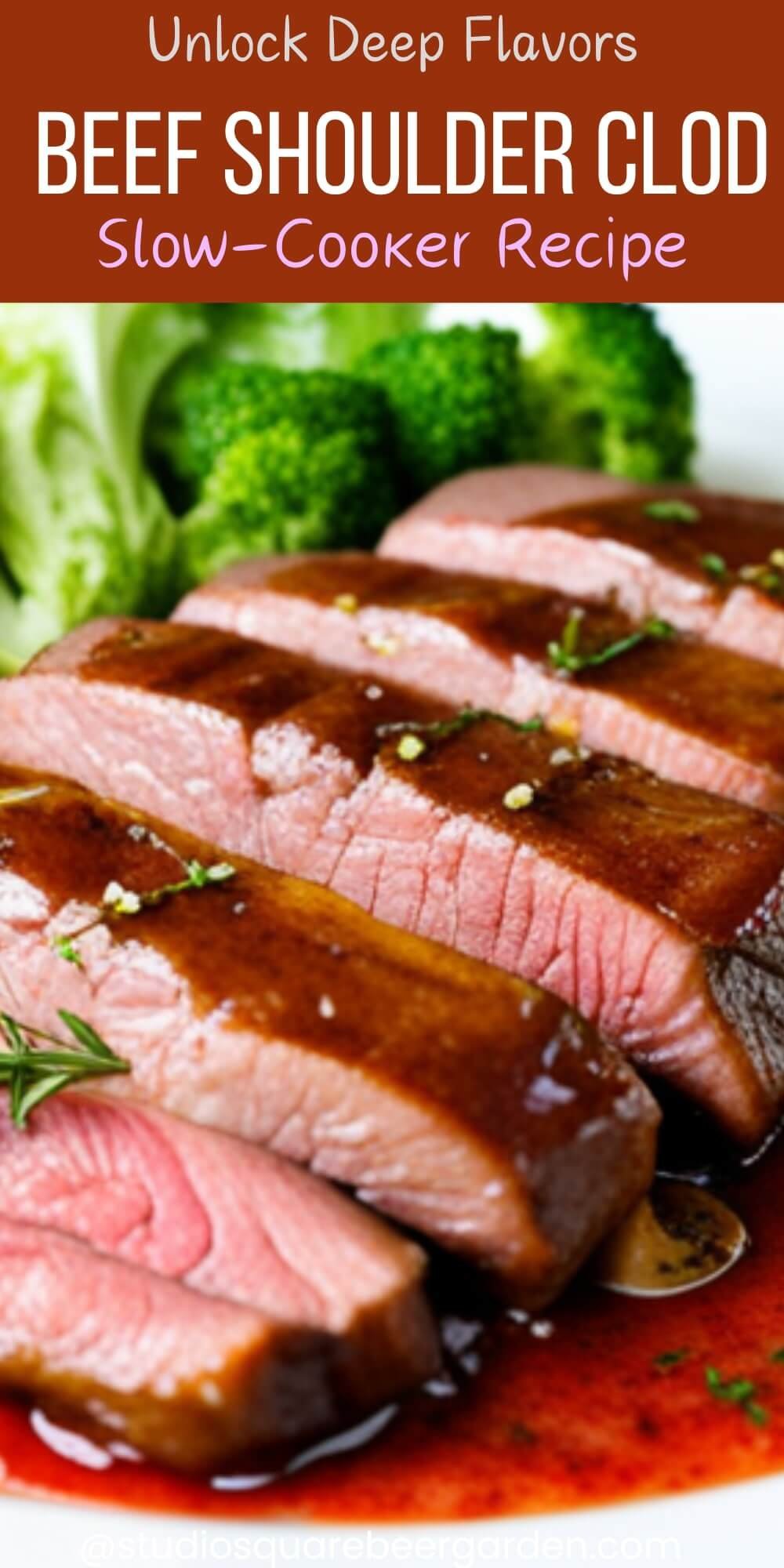 Slow Cooker Beef Shoulder Clod Steak Recipe