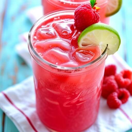 Raspberry Lemonade Slushy