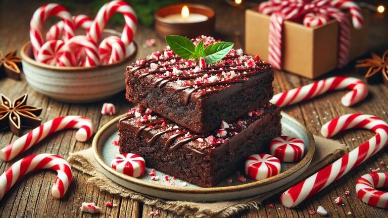 Candy Cane Brownies Recipe