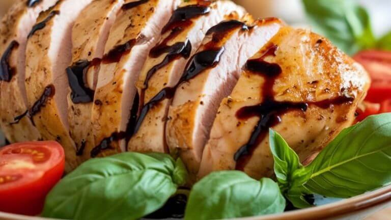 Caprese Chicken with Balsamic Glaze