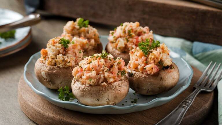 Crab-Stuffed Mushrooms