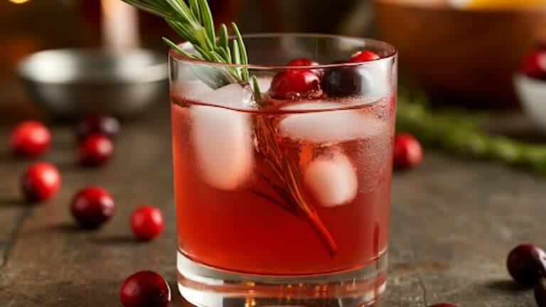 Cranberry Bourbon Smash