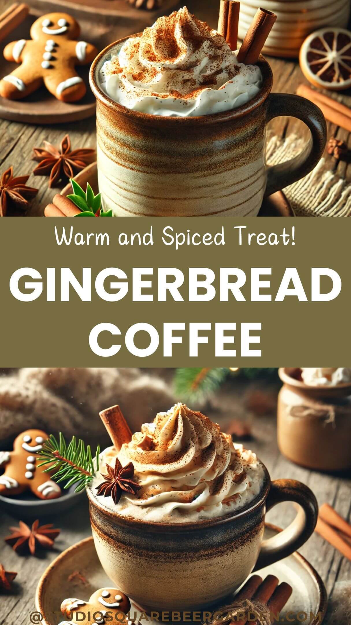 This Gingerbread Coffee Recipe is a must-try for the holiday season! A cozy, spiced drink that combines the warmth of coffee with the sweet, spicy flavors of gingerbread. #GingerbreadCoffee #HolidayCoffeeIdeas #SeasonalDrinks