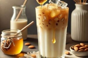 Iced Honey Almond Milk Coffee