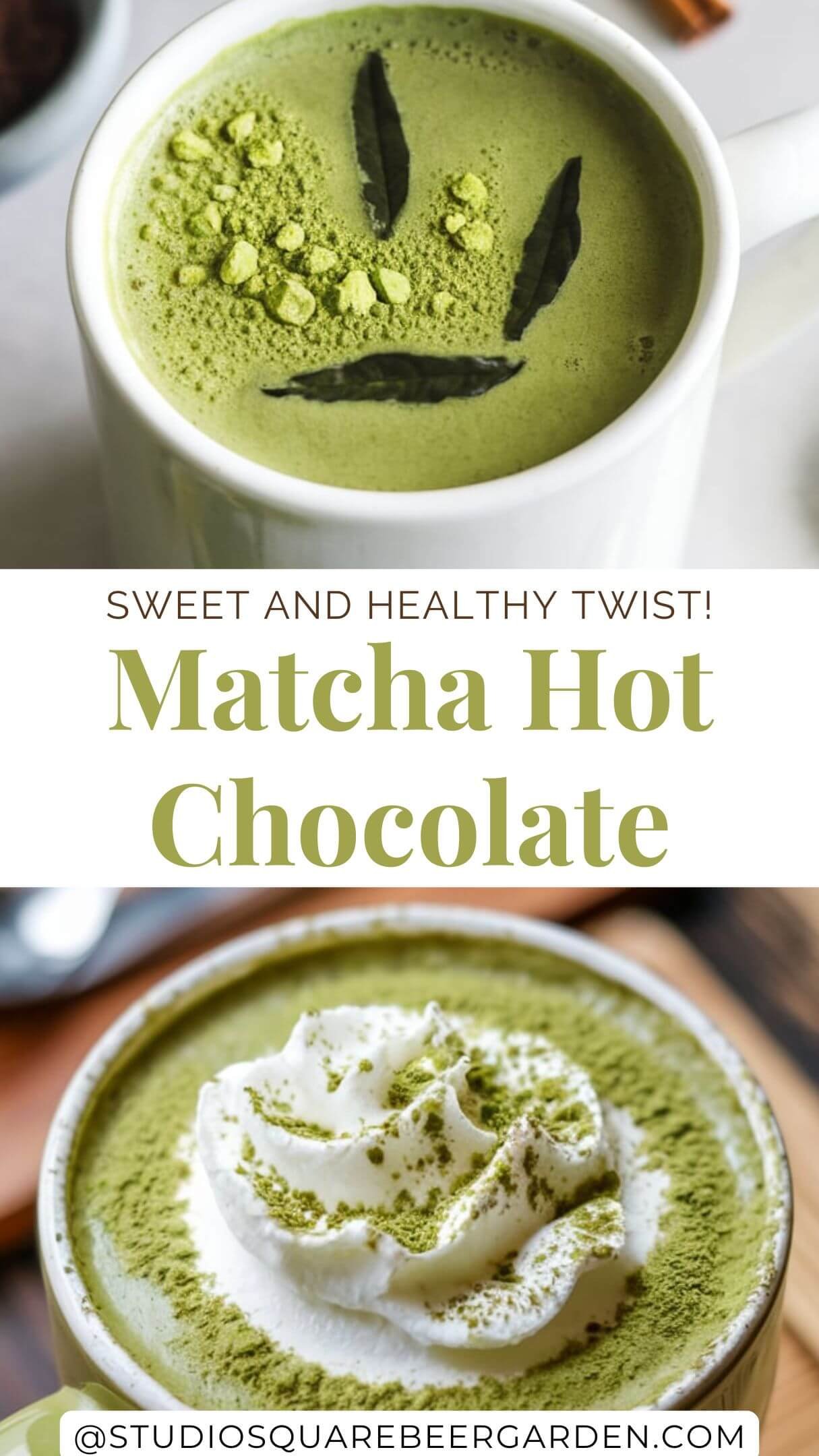 Warm up with this Matcha Hot Chocolate Recipe! A creamy and delightful drink that’s easy to make, packed with flavor, and perfect for a relaxing evening. #MatchaHotChocolateRecipe #GreenTeaHotChocolate #HealthyDrinkIdeas