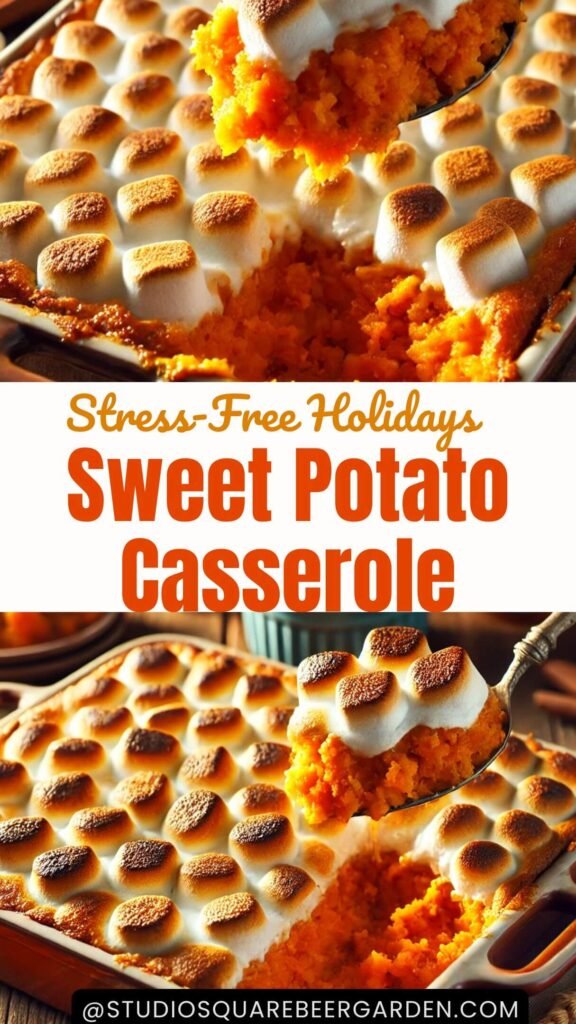 Sweet Potato Casserole with Marshmallows