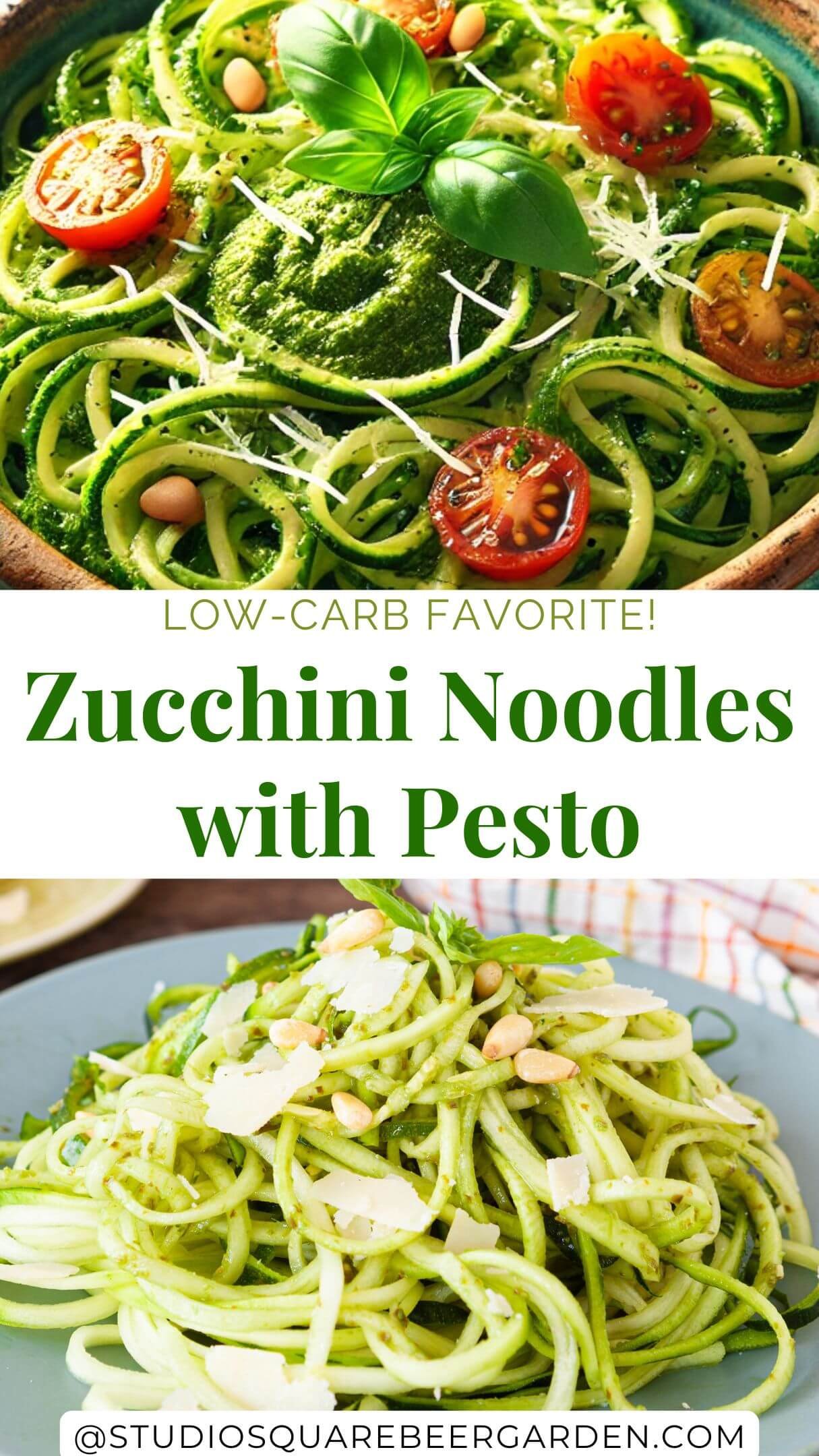 This Zucchini Noodles with Pesto Recipe is a must-try! Packed with fresh basil flavor, it’s a delicious low-carb meal that’s perfect for any day of the week. #ZucchiniNoodlesRecipe #LowCarbMeals #HealthyEating