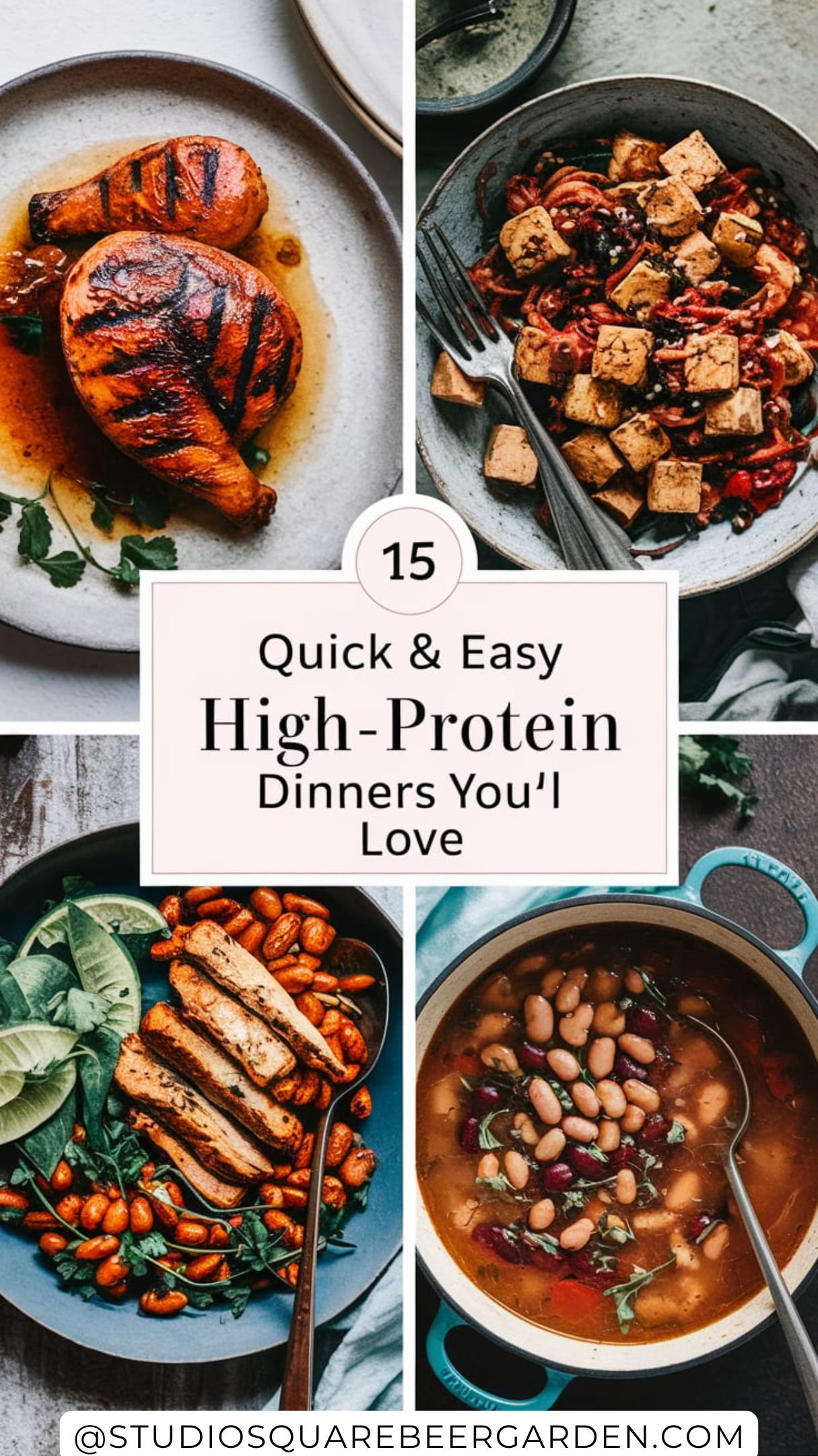 15 High-Protein Dinner Ideas