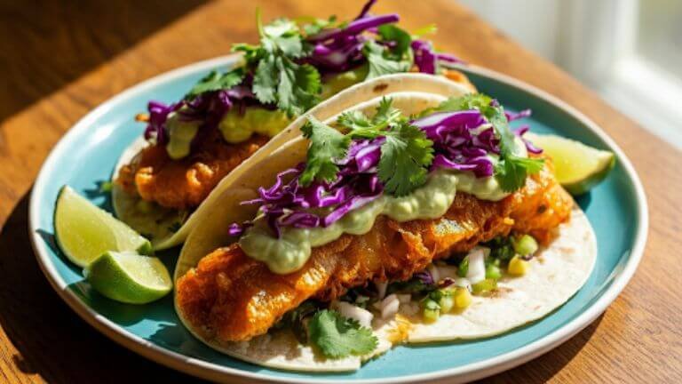 Air-Fried Fish Tacos