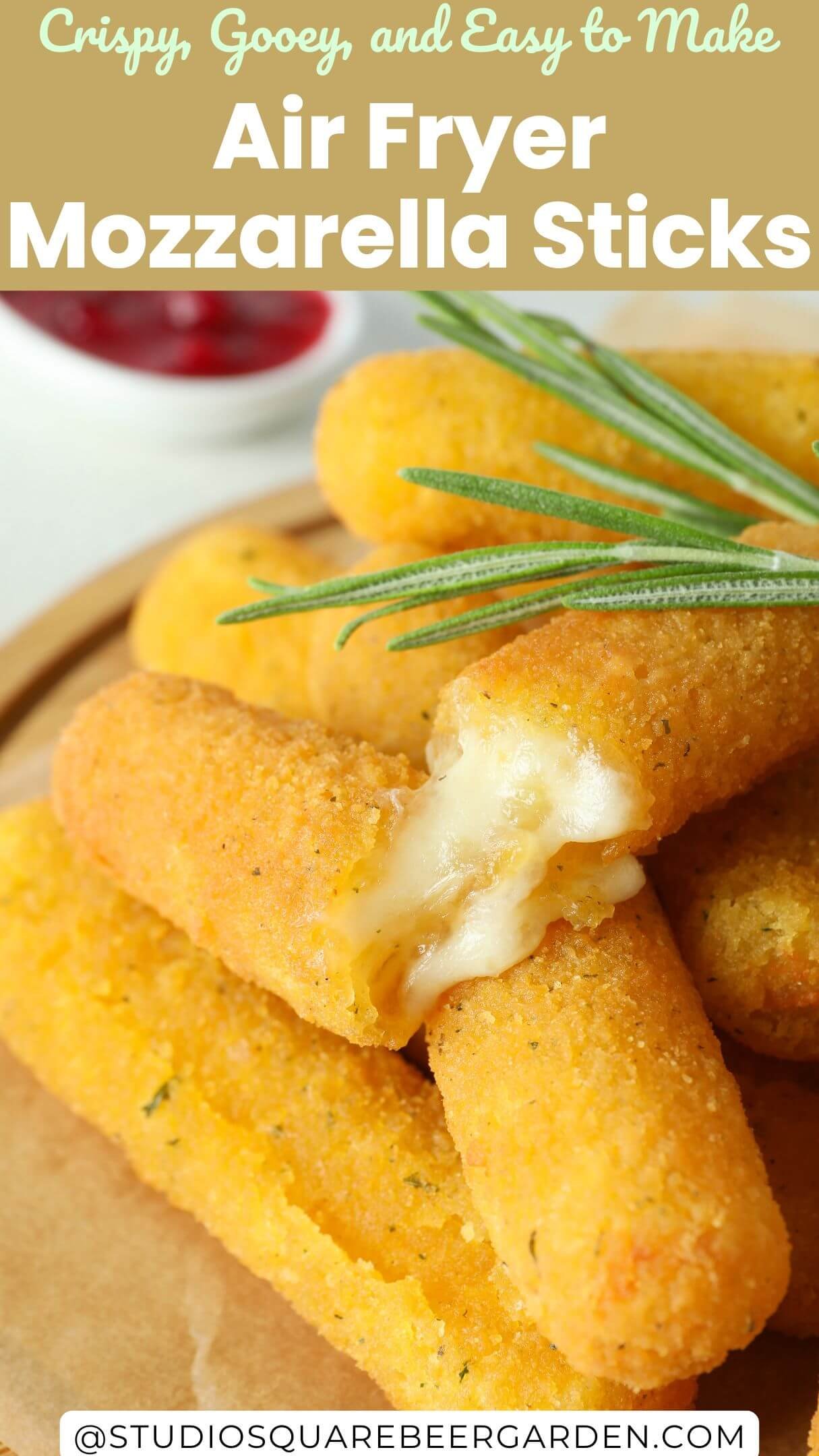 This air fryer mozzarella sticks recipe is a must-try for snack lovers! Perfectly crispy on the outside, gooey on the inside, and so easy to make. #MozzarellaSticksRecipe #AirFryerMozzarellaSticks #AirFryerRecipesSnacks