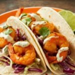 Air Fryer Shrimp Tacos with Lime Sauce | Quick & Healthy Dinner