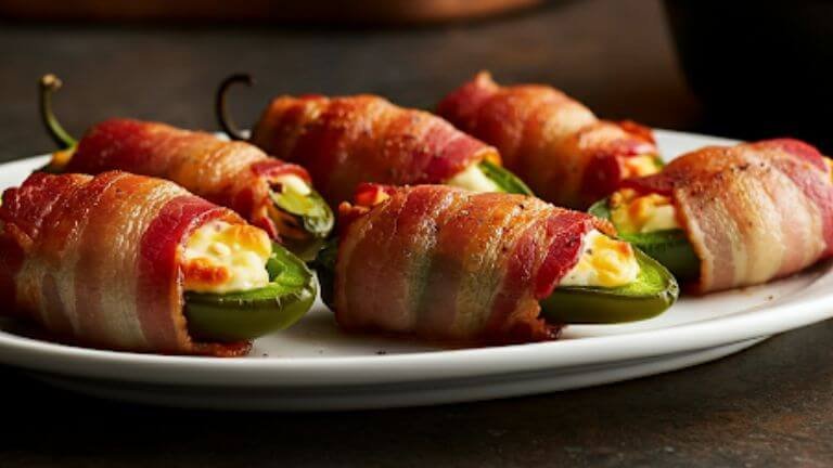 Bacon-Wrapped Jalapeno Poppers