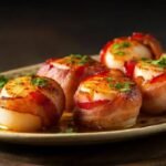 Bacon-Wrapped Scallops with Chili Butter