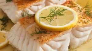 Baked Cod with Lemon and Dill Recipe