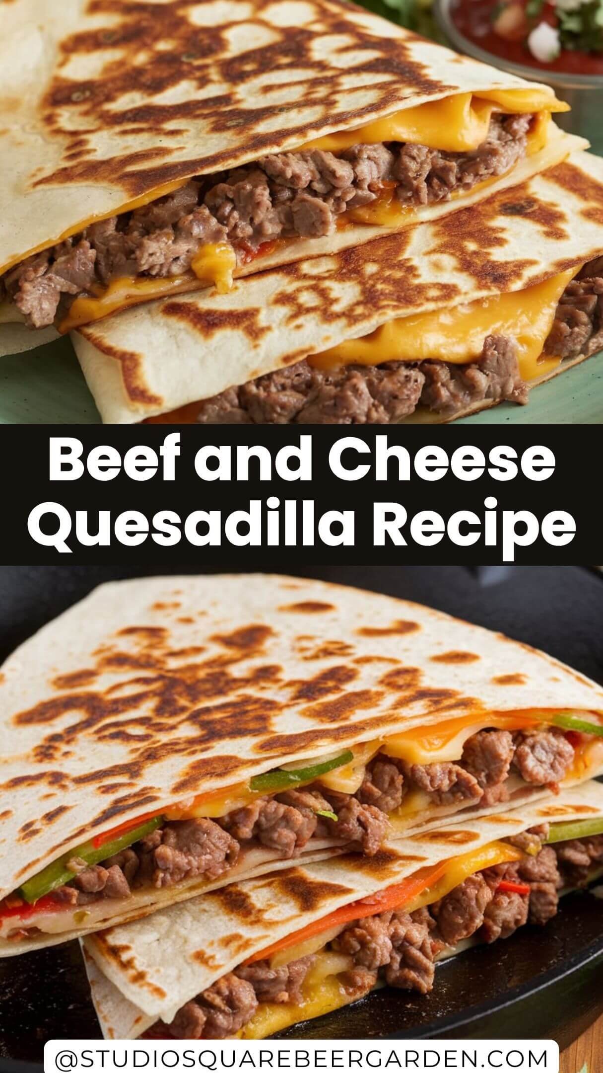 These beef and cheese quesadillas are crispy, cheesy, and packed with bold flavors. The ultimate go-to for a quick lunch or dinner. #BeefQuesadilla #CheesyMeals #MexicanFoodLovers 