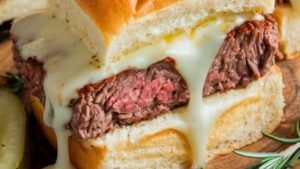 Beef and Cheese Sliders Recipe