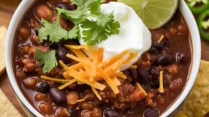 Black Bean and Turkey Chili Recipe