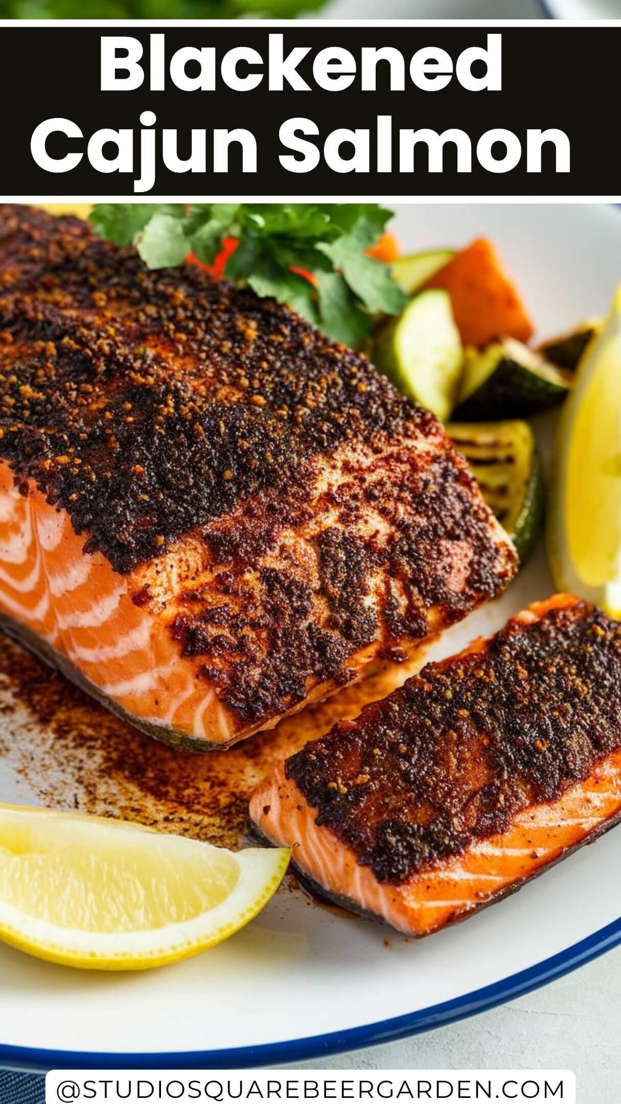 This blackened Cajun salmon recipe is full of flavor and perfect for a healthy dinner! Try it with a smoked marinade twist for even more depth. #SmokedSalmonMarinadeRecipes #BlackenSalmonRecipe #HealthyDinnerIdeas