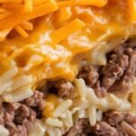 Cheesy Beef and Rice Casserole Recipe