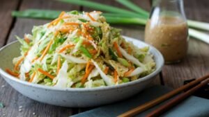 Chinese Cabbage Salad with Sesame Dressing Recipe