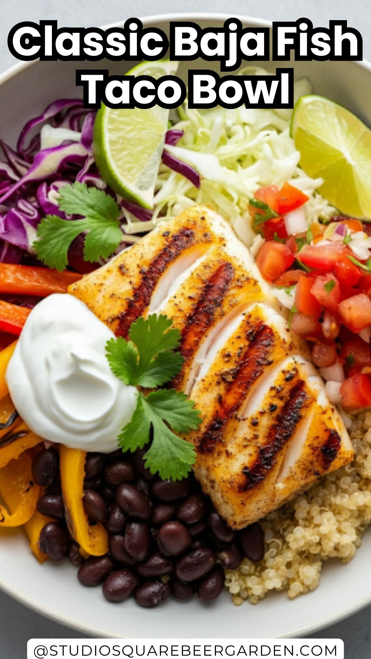 Classic Baja Fish Taco Bowl