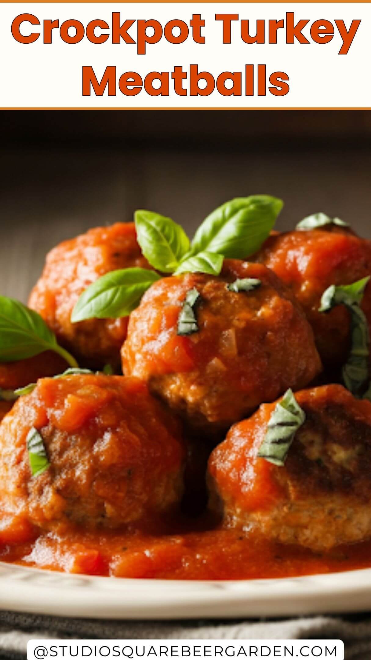 hese slow cooker turkey meatballs in tomato sauce are tender, flavorful, and so easy to make! Perfect for pasta night or a delicious standalone dish. #CrockpotTurkeyMeatballs #HealthyComfortFood #EasyDinnerRecipes