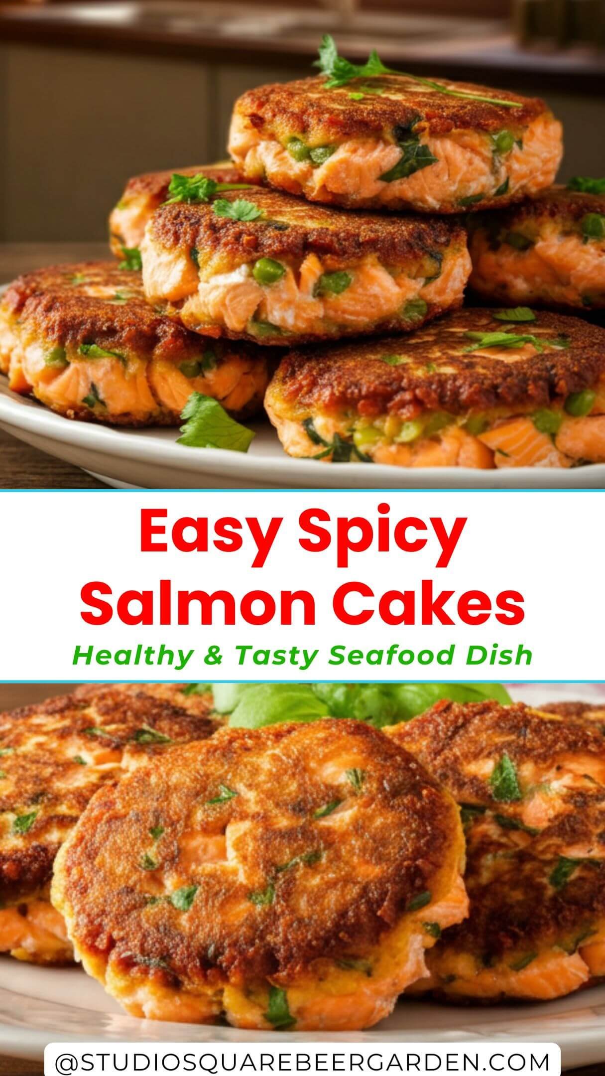 Easy Spicy Salmon Cakes Recipe