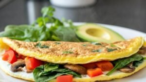 Egg White Veggie Omelette Recipe