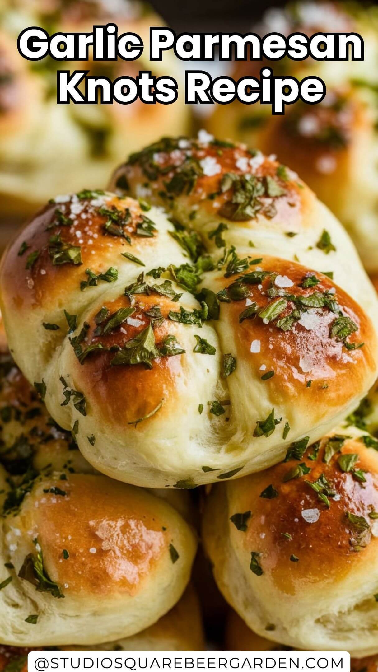 Make these quick and delicious garlic parmesan knots in under 30 minutes. Soft, fluffy, and loaded with garlic flavor, they're perfect for busy weeknights or gatherings! #GarlicKnots #ParmesanKnots #QuickRecipes