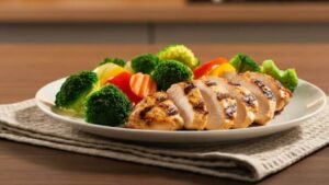 Grilled Chicken and Steamed Veggies