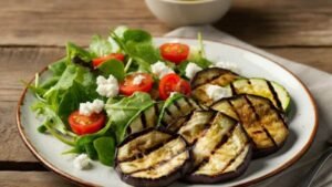 Grilled Eggplant and Zucchini Salad