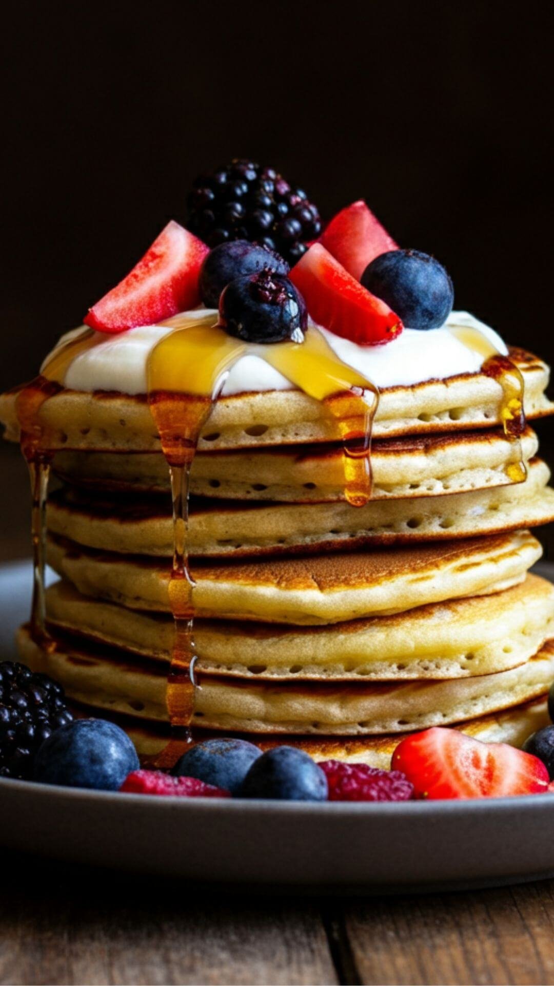 High-Protein Pancakes with Greek Yogurt