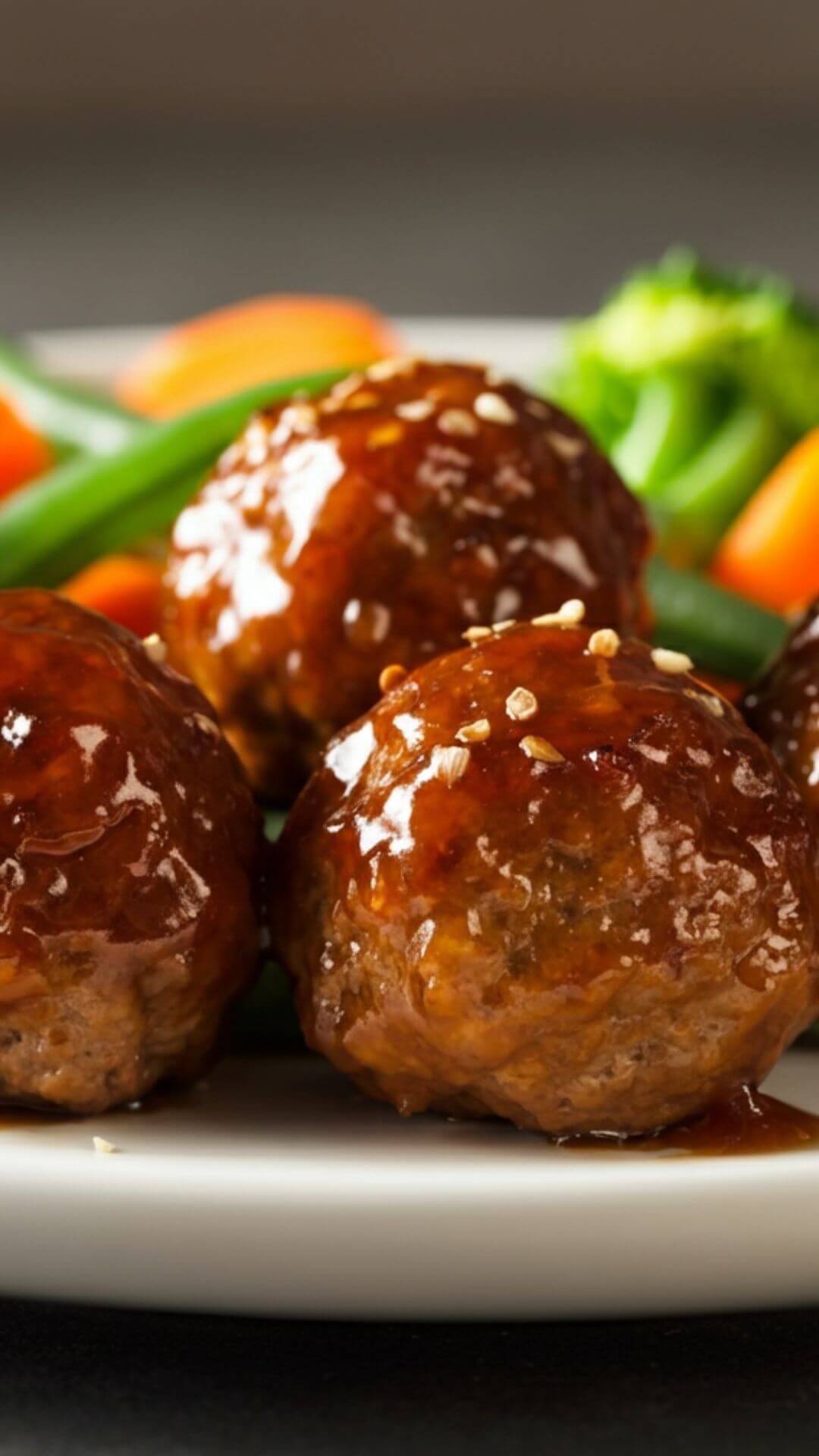 Honey Garlic Chicken Meatballs