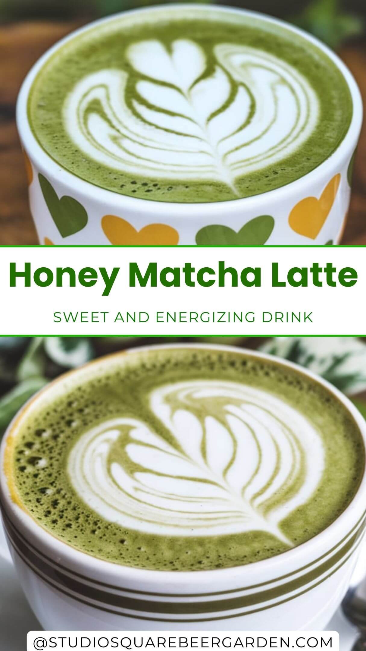 This honey matcha latte recipe is creamy, sweet, and full of wellness benefits! Perfect for a morning boost or a relaxing afternoon treat. #MatchaRecipes #HoneyLatteIdeas #AntioxidantDrinks