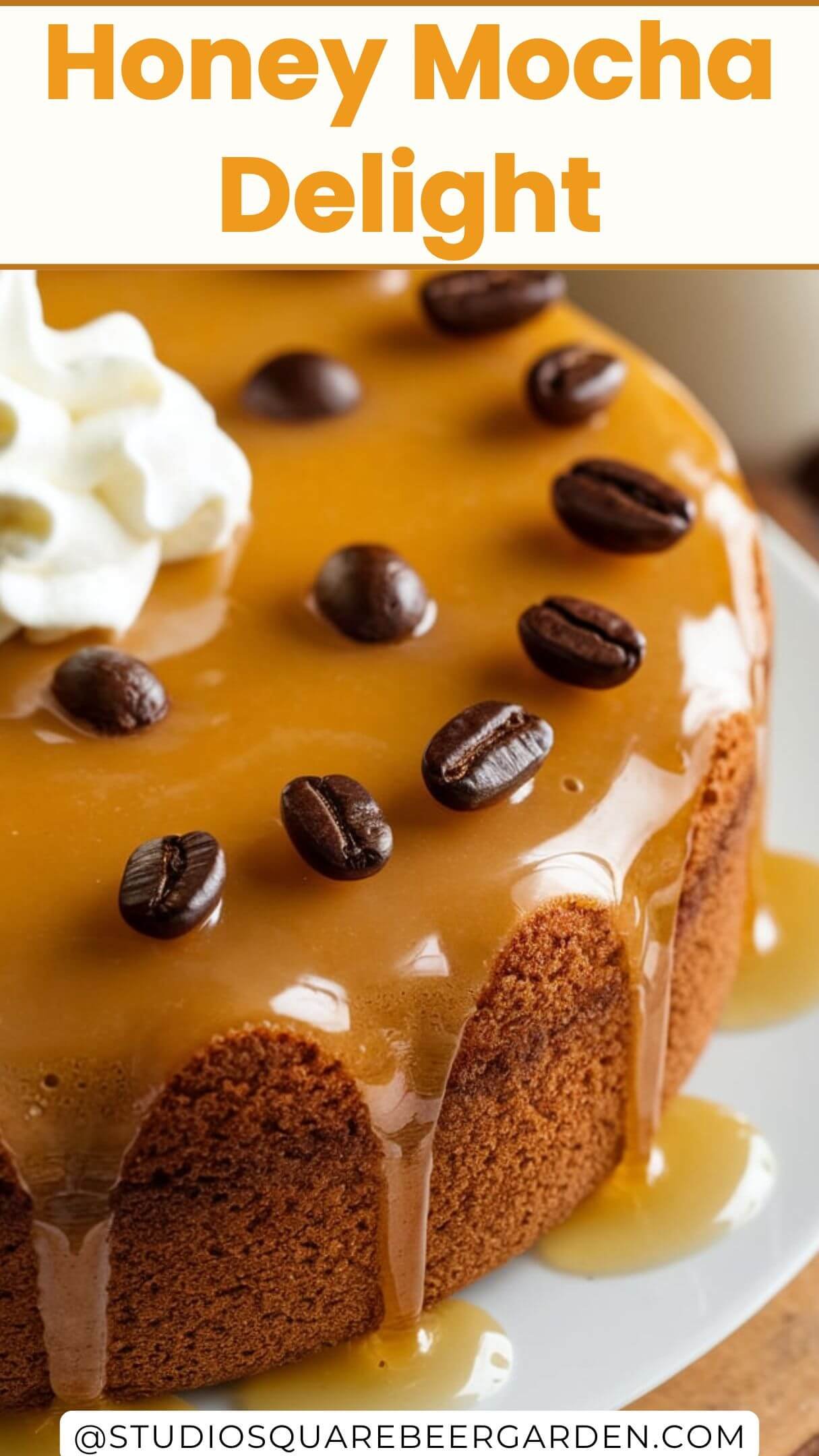 This Honey Mocha Delight Cake is a dessert lover’s dream! Rich mocha flavors paired with sweet honey make it the perfect indulgence for any occasion. #HoneyMochaDelight #DecadentDesserts #MochaCakeRecipes

