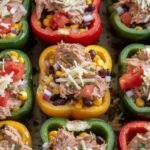 Low-Calorie Tuna Stuffed Bell Peppers