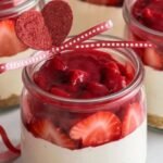 No-Bake Cheesecake Jars for Valentine's Day