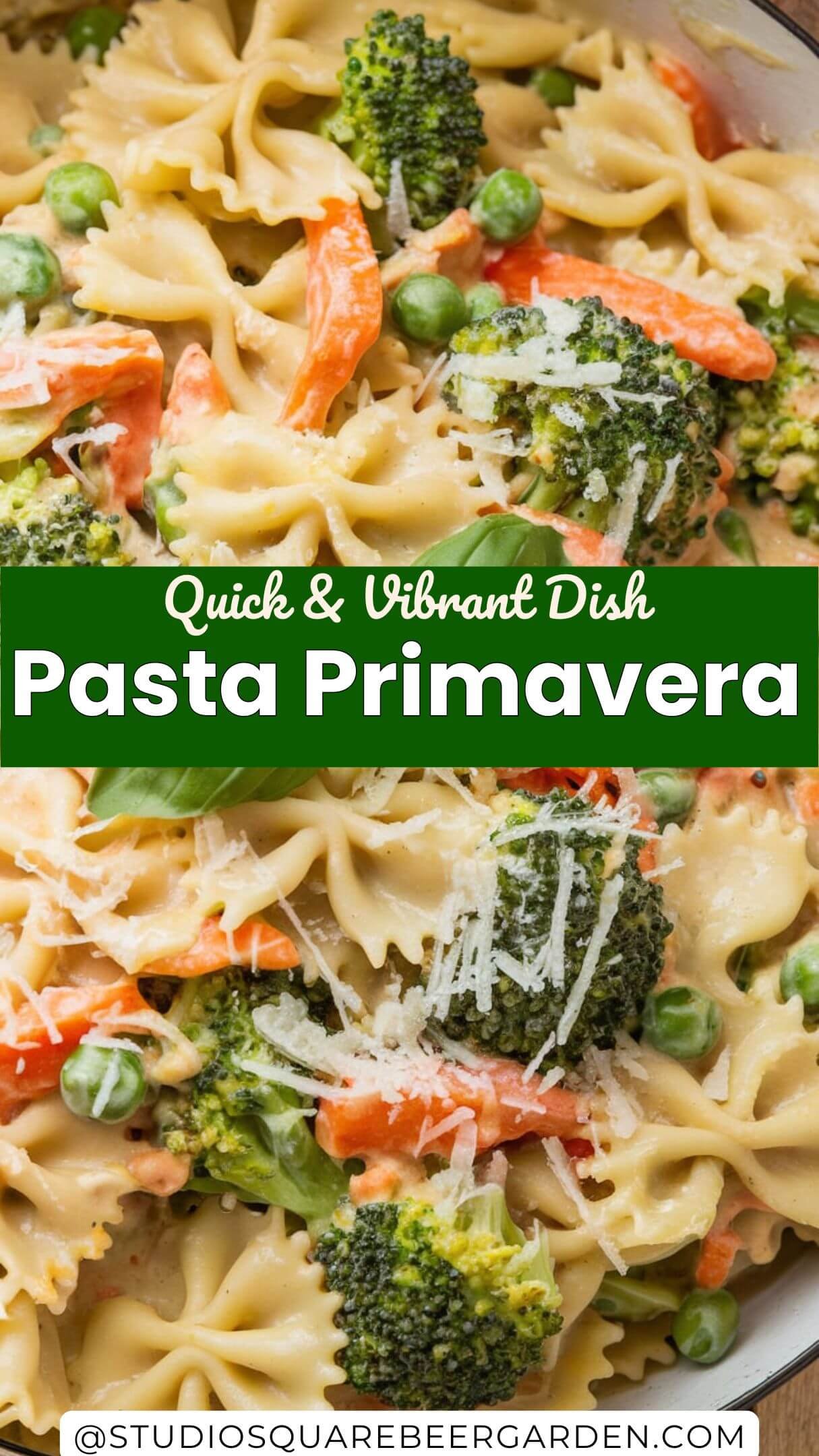 Enjoy the classic flavors of pasta primavera! Loaded with fresh veggies and tossed in a simple sauce, this dish is both healthy and delicious.