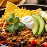 Perfect Beef Taco Skillet