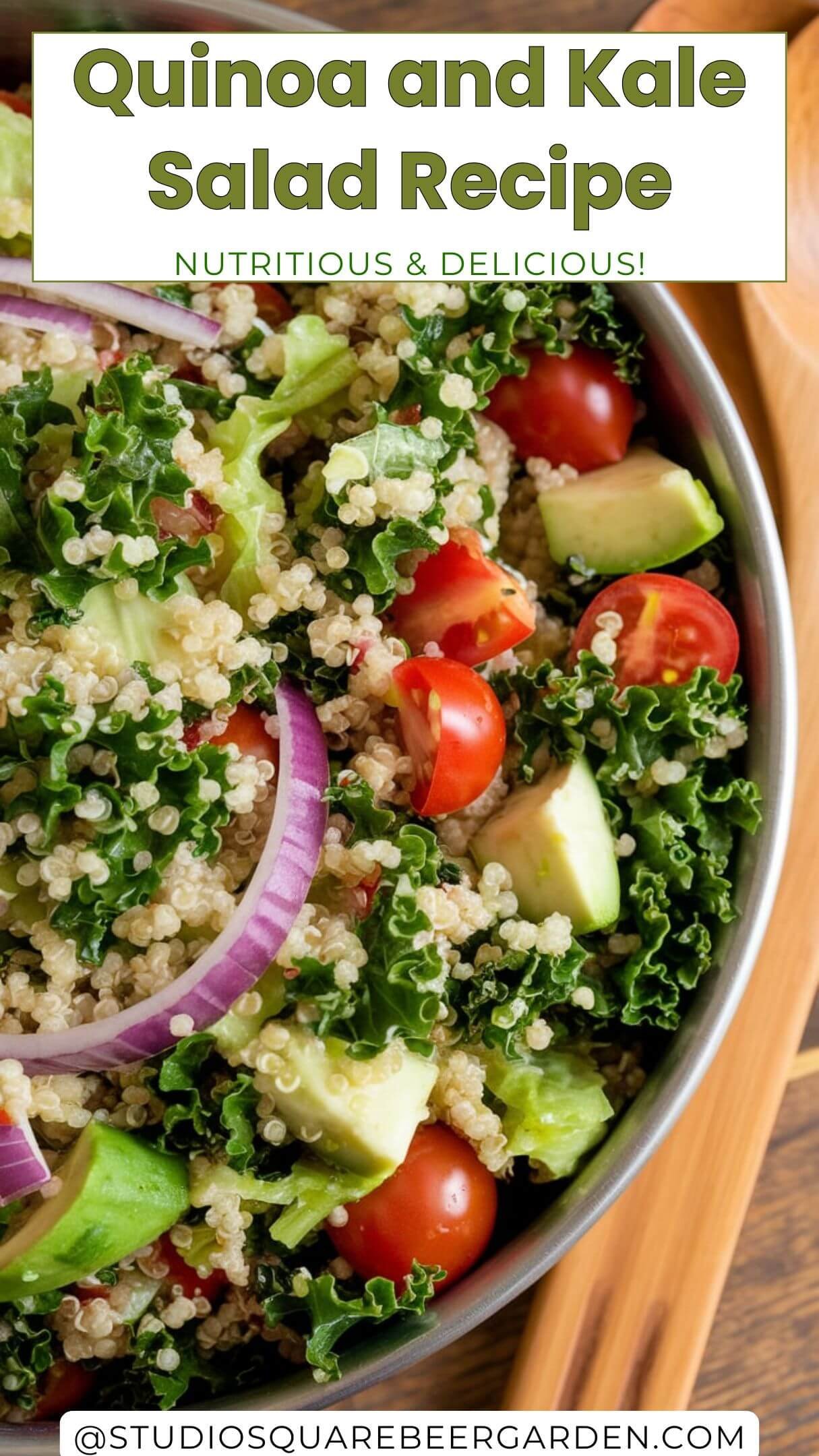 Elevate your salad game with our expert-backed quinoa kale recipe! Balanced macros, delicious flavor.