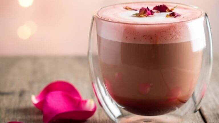 Rose-Infused Latte