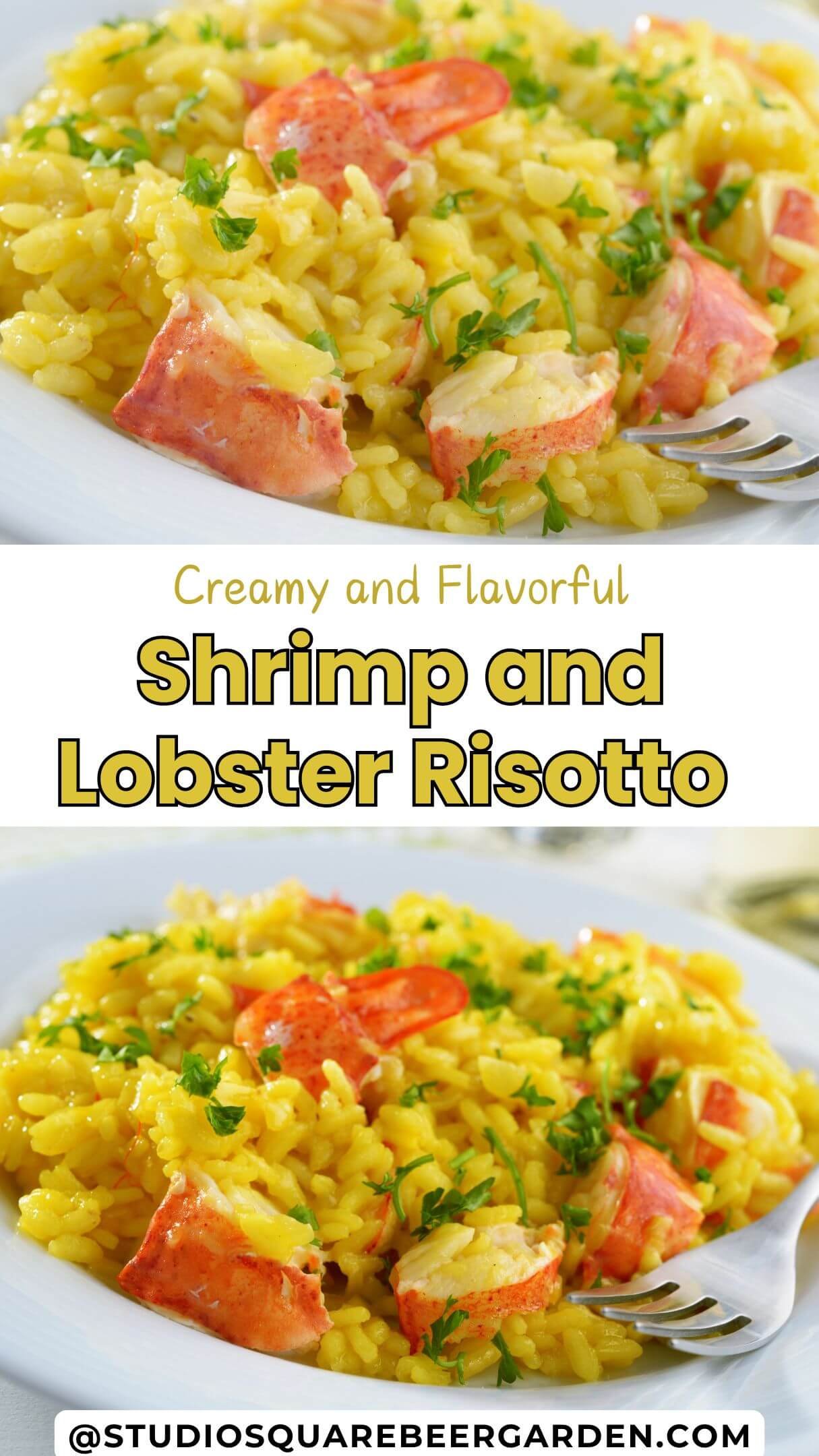 This shrimp and lobster risotto recipe is the ultimate in Italian comfort food! Creamy, flavorful, and filled with succulent seafood, it’s a dish that’s sure to impress. #LobsterRisottoRecipe #ItalianDinners #SeafoodLovers