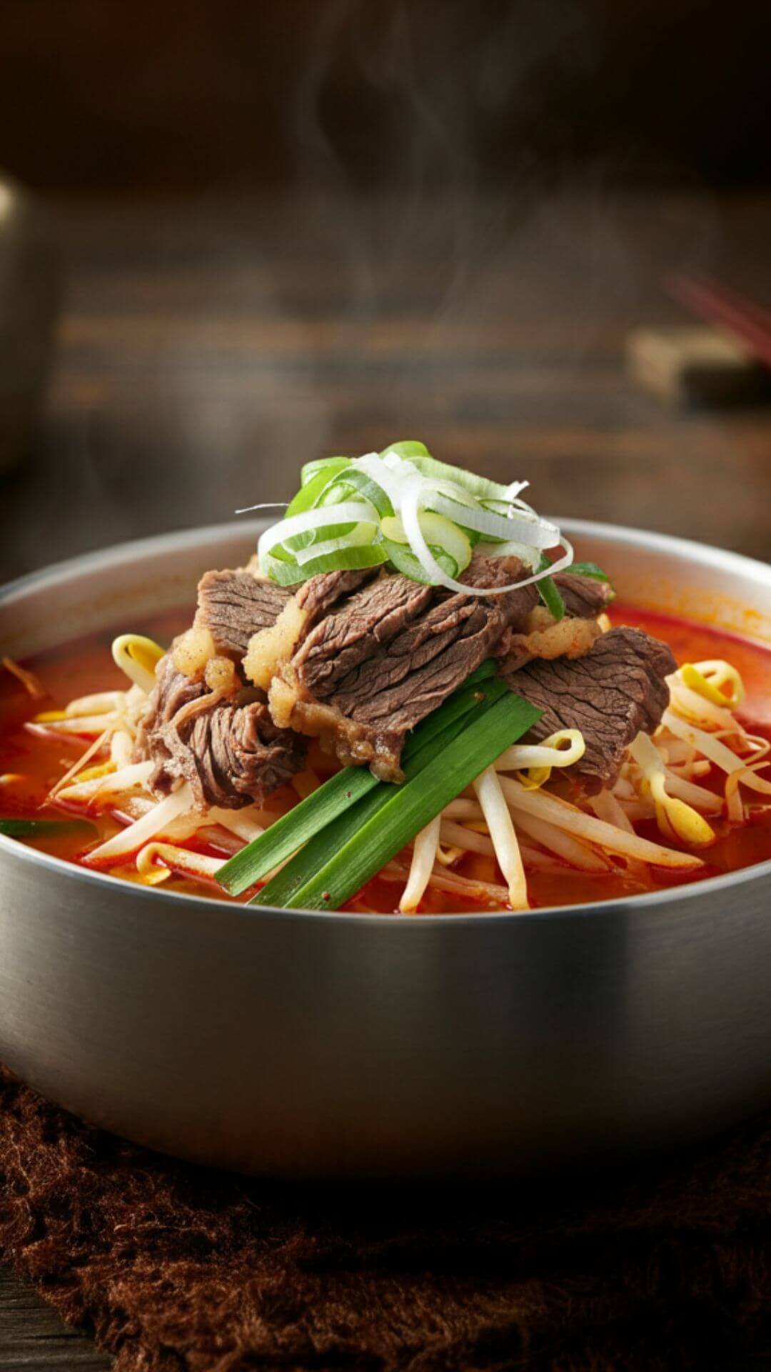 Spicy Korean Beef Soup (Yukgaejang