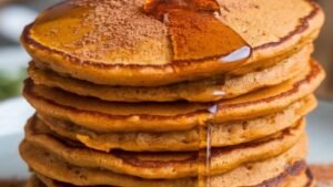 Sweet Potato Pancakes With Cinnamon and Nutmeg