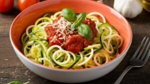 Zucchini Noodles with Marinara Sauce