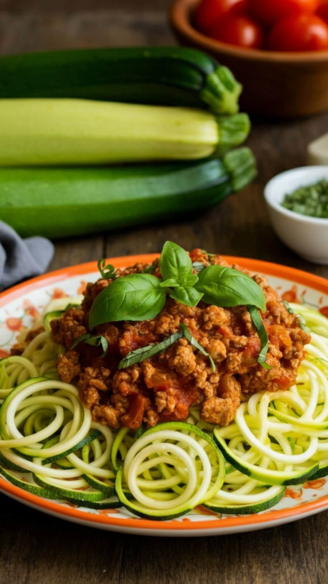 Zucchini Noodles with Turkey Bolognese