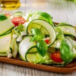 Zucchini Pecorino and Basil Salad