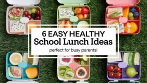 6 Easy and Healthy School Lunch Ideas for Busy Parents