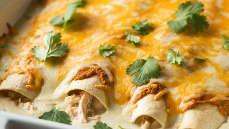 Best White Chicken Enchiladas Recipe